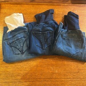 Motherhood Maternity/Indigo Blue Maternity Jeans Bundle